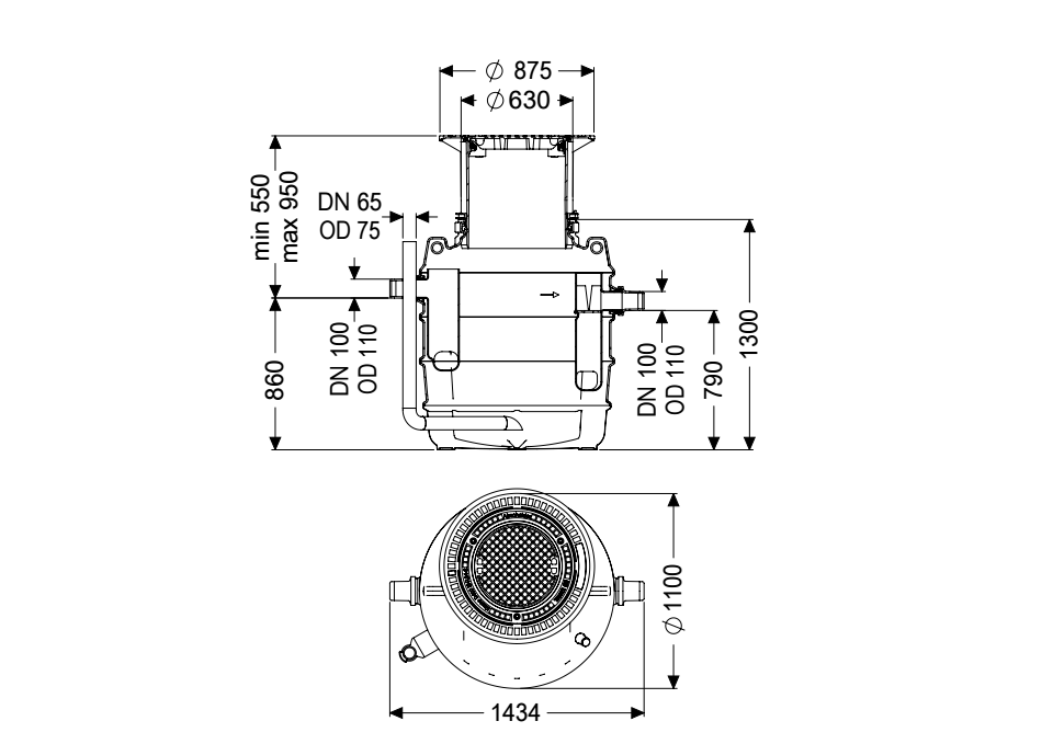 KESSEL GREASE SEPARATOR EASYCLEAN GROUND