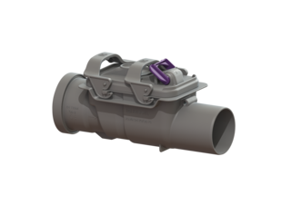 Rückschläge für Escape-Tub mit 50 mm Zink-U Fuß